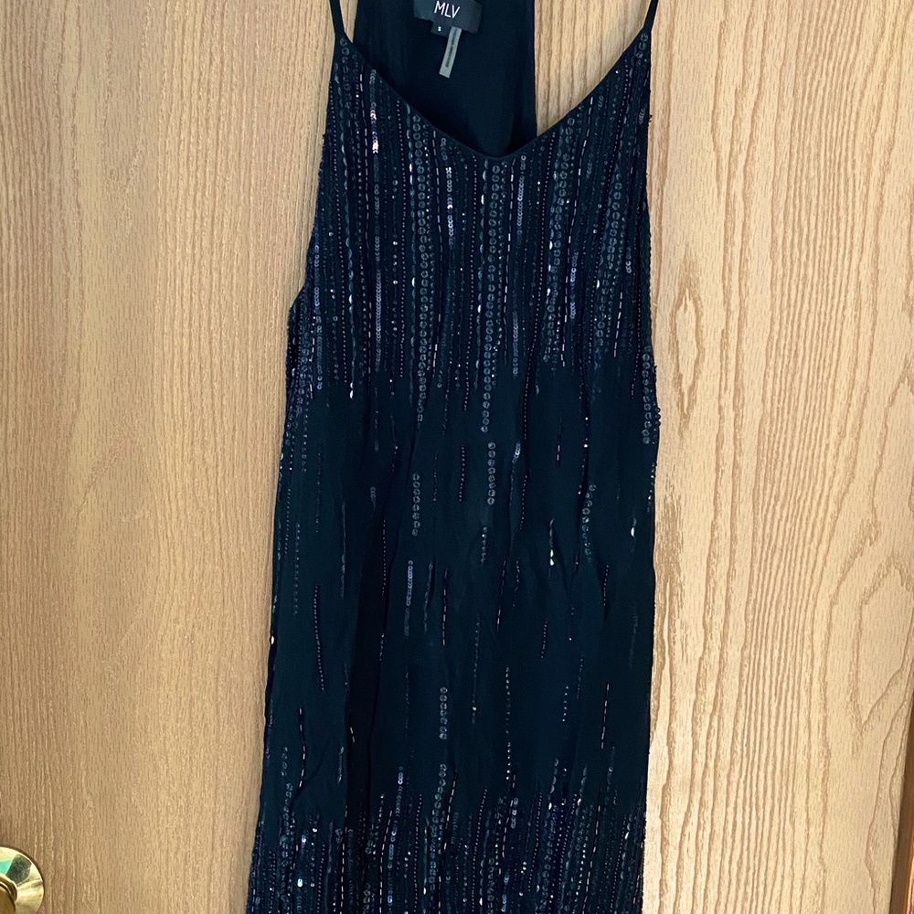 Bebe, MLV, Black Ludevine Dress, Size Small